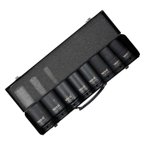 YATO YT-1155 Gépi hosszú dugókulcs készlet 8 részes 3/4" 22-41 mm CrMo