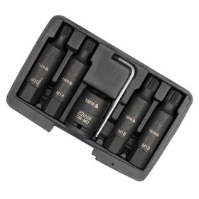   YATO YT-1157 Gépi bit dugókulcs készlet 6 részes Spline 3/4" M12-M18 CrMo