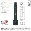 YATO YT-1169 Gépi dugókulcs toldószár és adapter 3/4" -> 1" 250 mm CrMo