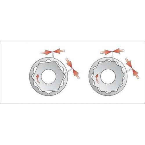 YATO YT-1282 Dugókulcs 12 szögletű 1/2" 20 mm CrV
