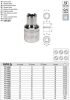 YATO YT-14824 Dugókulcs Spline 1/2" 12 mm CrV