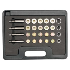   YATO YT-1757 Olajleeresztő csavar menetjavító készlet 64 részes M13-M20 CrMo