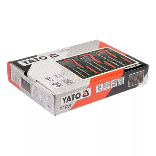 YATO YT-1769 Menetjavító készlet 88 részes M6-M8-M10