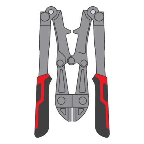 YATO YT-18413 Csapszegvágó olló 450 mm összecsukható