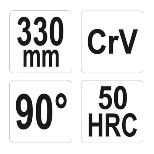 YATO YT-20402 Hosszúcsőrű fogó hajlított 90° 330 mm CrV