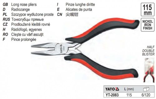 YATO YT-2083 Rádiófogó 115 mm