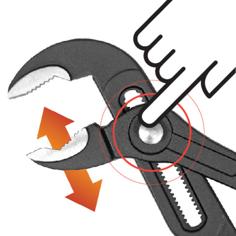 YATO YT-20893 Vízpumpafogó 415 mm gyorsgombos