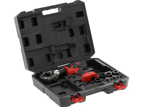 YATO YT-21733 Akkumulátoros PEX préselőszerszám U/TH 16–32 mm, krimpelőerő 60 kN, 18 V (akku és töltő nélkül)
