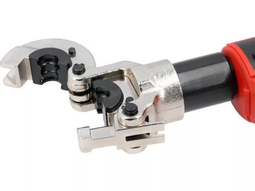 YATO YT-21733 Akkumulátoros PEX préselőszerszám U/TH 16–32 mm, krimpelőerő 60 kN, 18 V (akku és töltő nélkül)
