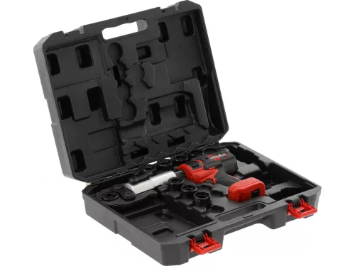 YATO YT-21734 Akkumulátoros PEX préselőszerszám U/TH 16–32 mm, krimpelőerő 32kN, 18 V (akku és töltő nélkül)