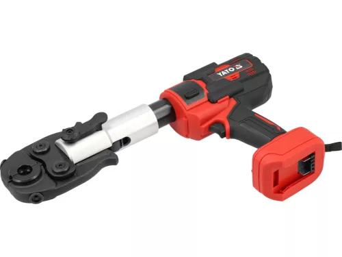 YATO YT-21734 Akkumulátoros PEX préselőszerszám U/TH 16–32 mm, krimpelőerő 32kN, 18 V (akku és töltő nélkül)