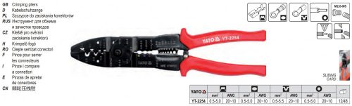 YATO YT-2254 Saruzó fogó