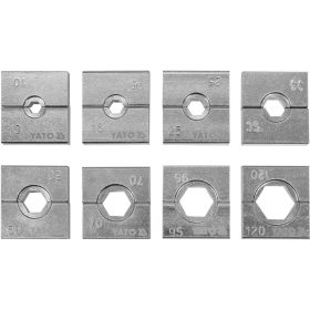   YATO YT-22863 Préspofa készlet 8 részes 10-120 mm az YT-22860 hidraulikus préshez