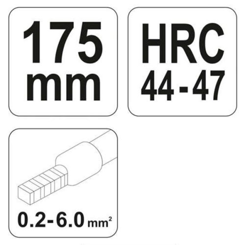 YATO YT-2305 Krimpelő fogó 180 mm