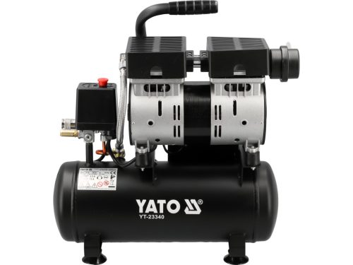 YATO YT-23340 Kompresszor 6L tartállyal csendes olajmentes