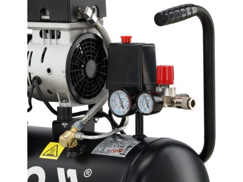 YATO YT-23342 Kompresszor 24L tartállyal csendes olajmentes