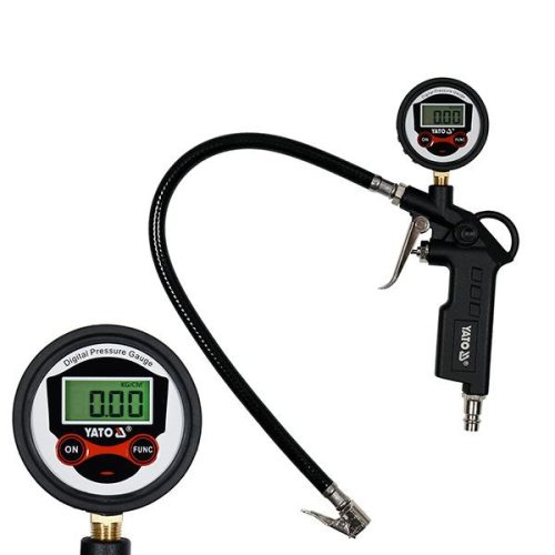 YATO YT-23702 Kerékfúvató pisztoly LCD nyomásmérővel 1/4"
