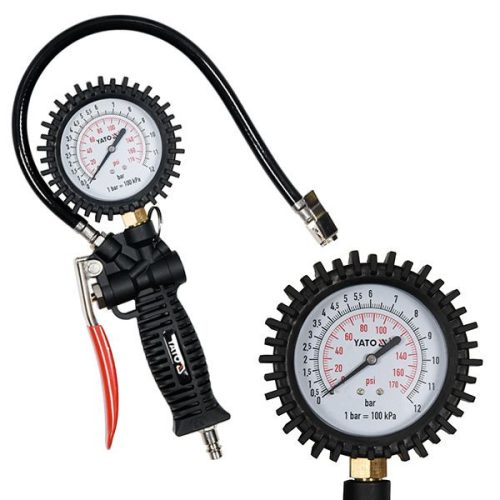 YATO YT-23703 Kerékfúvató pisztoly nyomásmérővel 1/4"