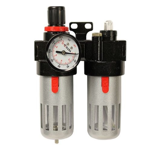 YATO YT-2385 Pneumatikus levegő szűrő nyomásszabályzóval kenőtartállyal 1/4" 90 cm3