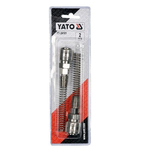YATO YT-24101 Pneumatikus tömlő gyorscsatlakozó hüvely 1/4" csővéggel 6 x 10 mm
