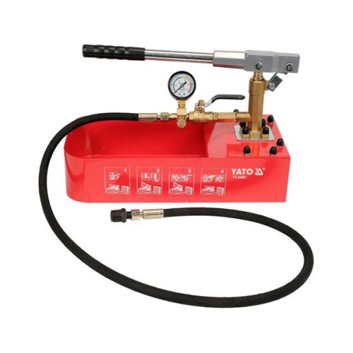 YATO YT-24801 Kézi nyomáspróba szivattyú 12 liter 5MPa 50 bar