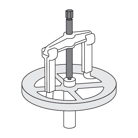 YATO YT-25105 Csapágylehúzó készlet 12 részes nehezen hozzáférhető helyekhez