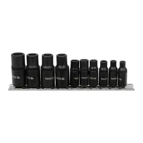   YATO YT-29280 Menetfúró dugókulcs adapter készlet 10 részes 1/4", 3/8"