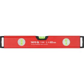 YATO YT-30080 Alumínium vízmérték 400mm 3 libellás