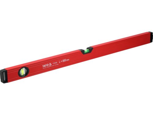 YATO YT-30102 Alumínium vízmérték 800mm 2 libellás bordázott szerkezetű merev profillal