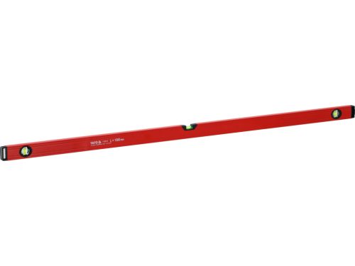 YATO YT-30115 Alumínium vízmérték 1500mm 3 libellás bordázott szerkezetű merev profillal