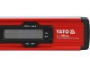 YATO YT-30396 Alumíniumöntvény elektronikus vízmérték 268mm 2 libellával digitális kijelzővel szögmérés funkcióval