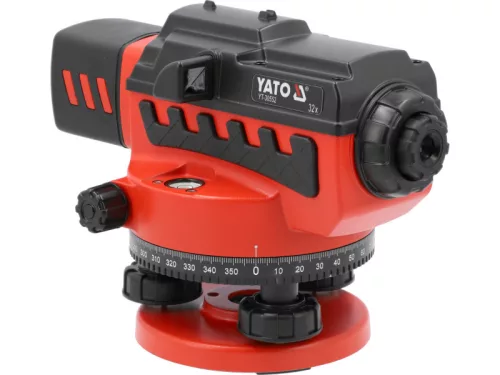 YATO YT-30553 Optikai szintező 32 x 38 mm IP54 készlet álvánnyal