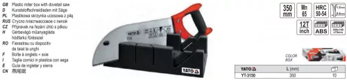 YATO YT-3150 Gérvágóláda + fűrész 350 mm