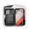 YATO YT-3259 Lapos fafúró készlet 8 részes bit befogású (12-16-18-20-22-25-28-32 mm)