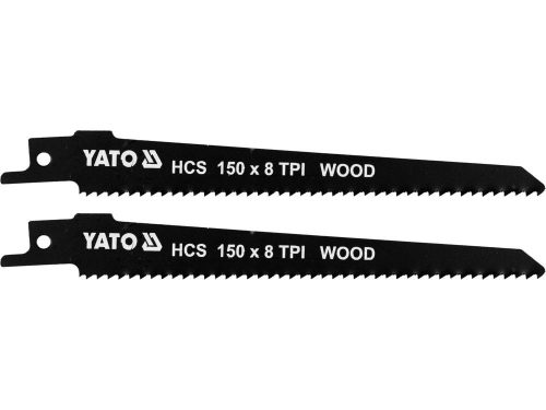 YATO YT-33923 Szablyafűrészlap fához 150/1,0 mm 8 TPI HCS (2 db/cs)