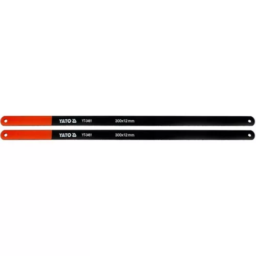 YATO YT-3461 Fémfűrészlap kézi 300/12 mm 24TPI bimetál (M2+6150) 2 db/cs