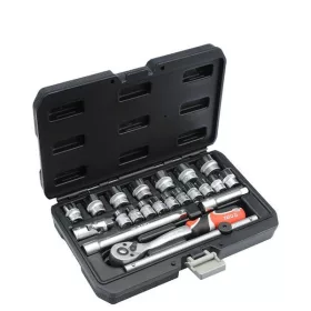   YATO YT-38561 Dugókulcs készlet 22 részes 3/8" 6-22 mm CrV