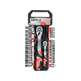   YATO YT-38680 Dugókulcs készlet 51 részes 1/2", 1/4" CrV
