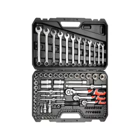   YATO YT-38831 Dugókulcs készlet 111 részes 1/4", 3/8", 1/2" CrV