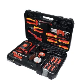   YATO YT-39009 Szigetelt szerszámkészlet villanyszerelőknek 68 részes 1/4" 1000 V CrV