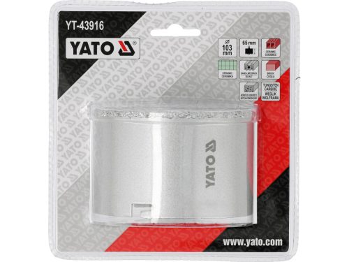 YATO YT-43916 Volfrám - karbid bevonatos körkivágó 103 / 65 mm
