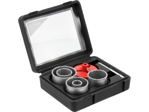 YATO YT-43920 Volfrám - karbid bevonatos körkivágó készlet 7 részes 33 - 83 mm