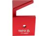 YATO YT-44087 Ács mérősablon 60 x 45 x 45 mm alumínium
