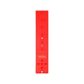   YATO YT-44136 Zsanér fúrósablon 270 x 55 x 3,6 mm libellás