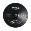 YATO YT-47770 Tépőzáras gumitányér 230 mm M14 + 4 db tépőzára fíbertárcsa (P60, P80, P100, P120)