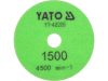 YATO YT-48205 Tépőzáras gyémánt csiszoló és polírozókorong 100 mm / P1500 vizes/száraz