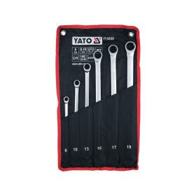   Yato YT-50385 Extra hosszú racsnis csillagkulcs készlet 6 részes 8-19mm-ig