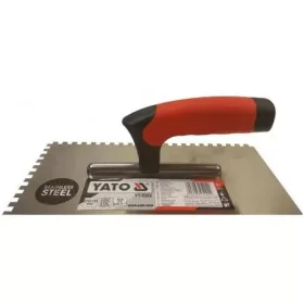 YATO YT-5202 Glettvas 130 x 270 mm inox fogazott 6 x 6