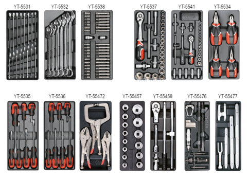 YATO YT-55293 Szerszámkocsi szerszámokkal 165 részes