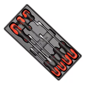   YATO YT-5535 Csavarhúzó készlet 7 részes CrMo lapos (fiókbetét)